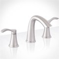 Miseno Miseno MNO311BNP Bella Widespread Bathroom Faucet with Brass Pop-Up Drain Assembly; Brushed Nickel MNO311BNP